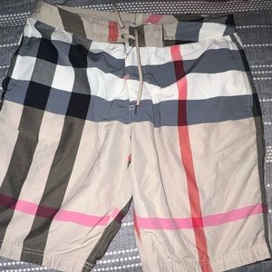 Burberry Men’s Check Swim Shorts
